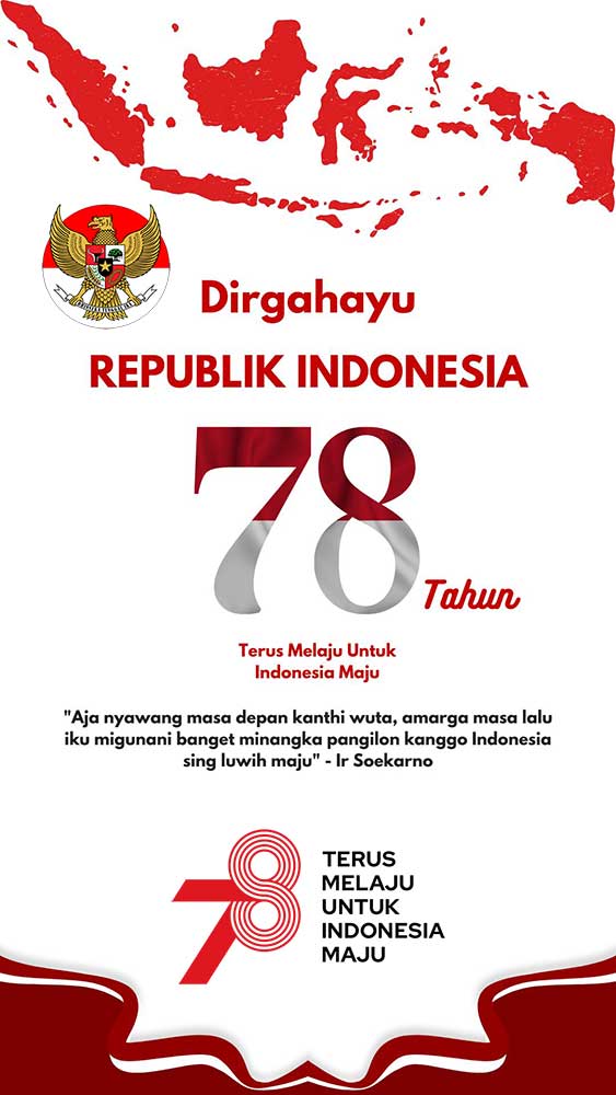 Ucapan HUT RI ke-78 dalam Bahasa Jawa 2